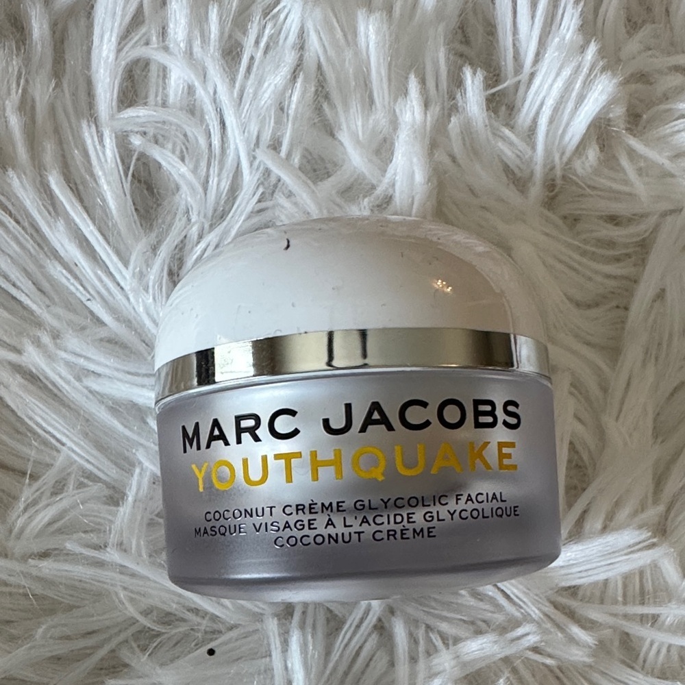 🍀Marc Jacobs Youthquake Coconut Crème Facial Mask - White and Silver